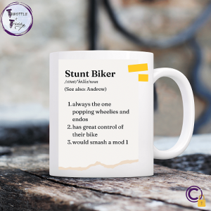 Stunt Biker Mug
